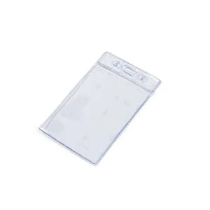 Clear Vinyl card holder - single.