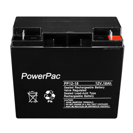 Powerpac PP12-18 12V 18a/h Battery