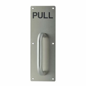 Pull Plate with Handle 300 x 100 engraved